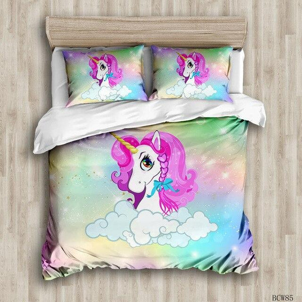 Decor Delight Unicorn Bed Set